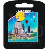 Magnesy - PAN DRAGON Magnes I love Poland Warszawa ILP-MAG-C-WAR-31 - miniaturka - grafika 1