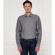 Koszule męskie - BOSS BLACK Lniana koszula C-HAL-kent-C3-223 Regular Fit - miniaturka - grafika 1