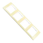 Klawisze i ramki - Ramka na 4 włączniki pozioma zielona MGU6.008.865 (RU41V63M) Zieleń oliwkowa UNICA VIVA - miniaturka - grafika 1