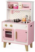Zabawki AGD - Janod Candy Chic Duża Kuchnia Drewniana z Dźwiękiem | Darmowa dostawa | Wygodne RATY | - miniaturka - grafika 1