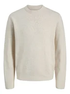 Swetry męskie - Jack & Jones Sweter "Milano" w kolorze kremowym - miniaturka - grafika 1