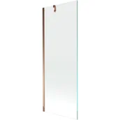 Parawany nawannowe - Mexen Next parawan nawannowy 1-skrzydłowy 70 x 150 cm, transparent, różowe złoto - miniaturka - grafika 1