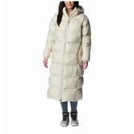 Kurtki i kamizelki sportowe damskie - Damski płaszcz zimowy Columbia Puffect™ II Long Jacket Rozmiar: M / Kolor: beżowy - miniaturka - grafika 1
