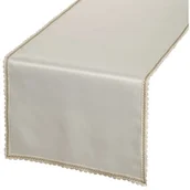 Obrusy i serwetki - Bieżnik EUROFIRANY Lace 40 x 140 cm Kremowy - miniaturka - grafika 1