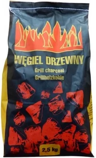 NoName Węgiel drzewny 2,5kg W-994WGD X - Akcesoria do grilla - miniaturka - grafika 1