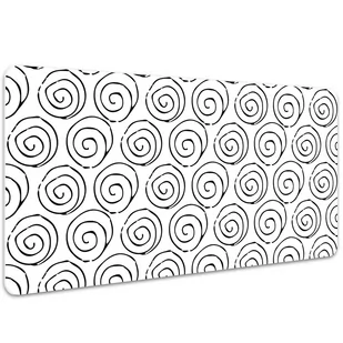 Mata na biurko Geometryczne muszle ślimaka 100x50 cm - Podkładki na biurko - miniaturka - grafika 1