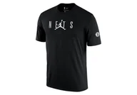 Koszulki męskie - Nike Nba Brooklyn Nets Courtside Statement Tee Black - miniaturka - grafika 1