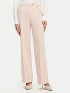 Spodnie damskie - Maryley Spodnie materiałowe 25EB537/M26/43PY Różowy Regular Fit - miniaturka - grafika 1