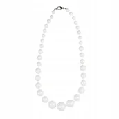 Dodatki do strojów karnawałowych - Naszyjnik Z Grubych Pereł Do Stroju Retro Lata 20-Ste - miniaturka - grafika 1