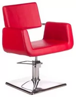 Fotele fryzjerskie - Fotel fryzjerski Vito BH-6971 czerwony - miniaturka - grafika 1