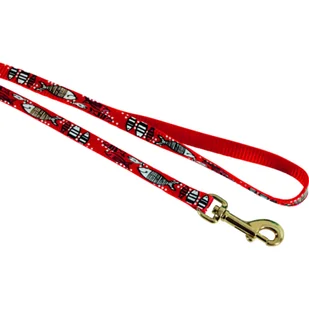 Smycz nylonowa dla kota SARDINE 1 m czerwony ZOLUX - Smycze dla kotów - miniaturka - grafika 1