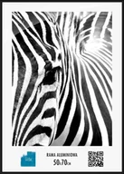 Ramki na zdjęcia - Nice Wall Rama aluminiowa 50x70 cm ALUC250X70 - miniaturka - grafika 1