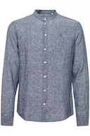 Koszule męskie - CASUAL FRIDAY Męska koszula CFAnton LS CC 100% lniana koszulka, 1939231 / Navy Blazer Melange, M, 1939231/Navy Blazer Melange, M - miniaturka - grafika 1
