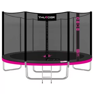Trampolina Ogrodowa Do Skakania Thunder Outside Pro 12Ft Pink - Trampoliny - miniaturka - grafika 1