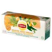 Herbata - Herbatka ziołowa Lipton z naturalnym aromatem Zdrowe Gardło 20x1,3g - miniaturka - grafika 1