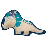 Poduszki dekoracyjne - Poduszka Dino dinozaur 29 x 35 x 9 cm wielokolorowy - miniaturka - grafika 1