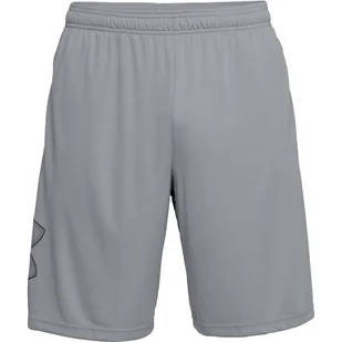 Męskie Spodenki UNDER ARMOUR UA TECH GRAPHIC SHORT 1306443-035 – Szary - Spodenki męskie - miniaturka - grafika 1