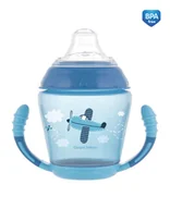 Kubki dla dzieci - Canpol babies Babies, Toys, Kubek niekapek, silikonowy, Niebieski, 230 ml - miniaturka - grafika 1