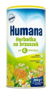 Humana HUMANA Herbatka na brzuszek po 4 miesiącu, granulat 200 g 3195661 - Witaminy i minerały - miniaturka - grafika 2