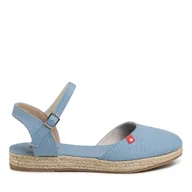 Espadryle damskie - Espadryle Big Star Shoes FF274532 Niebieski - miniaturka - grafika 1