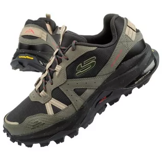 Buty sportowe męskie - Buty Skechers Arch Fit Trail M 237550 Olbk zielone - grafika 1