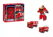 Roboty dla dzieci - Robot 2w1 auto straż pożarna - SWEDE - miniaturka - grafika 1