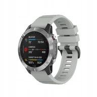 Akcesoria do smartwatchy - Pasek Garmin Fenix 5/6/6X 22 mm Pasek GREY - miniaturka - grafika 1