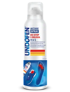 Undofen AKTYWNY spray do stóp I BUTÓW 4W1 150ml - Pielęgnacja stóp - miniaturka - grafika 2