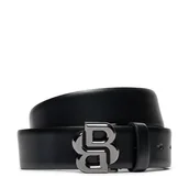 Paski - Pasek Męski Boss B Icon-G 50522814 Czarny - miniaturka - grafika 1