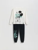 Skarpetki dla dzieci - Reserved - Dwuczęściowa piżama Myszka Miki - złamana biel - miniaturka - grafika 1