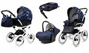 Wózki dziecięce - Babylux Margaret 4w1 + baza isofix 5903890854522 - miniaturka - grafika 1