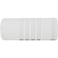 Ręczniki - Ręcznik 70 x 140 Kąpielowy Frotte Romeo 01 Biały - miniaturka - grafika 1