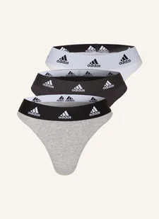 Adidas Stringi, 3 Szt. schwarz - Majtki damskie - miniaturka - grafika 1
