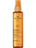 Balsamy i kremy do opalania - NUXE Sun Tanning Oil Face & Body SPF30 (150ml) - miniaturka - grafika 1