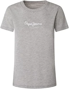 Pepe Jeans Damska koszulka Wendy Szary, M, Szary melanżowy, M - Koszulki i topy damskie - miniaturka - grafika 1