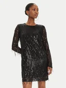 Sukienki - ONLY Sukienka koktajlowa Anika 15336062 Czarny Regular Fit - miniaturka - grafika 1