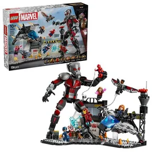 LEGO 76314 Marvel Kapitan Ameryka: Wojna bohaterów - bitwa - Klocki - miniaturka - grafika 1