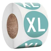 Pasmanteria - Naklejki Do Oznaczania Rozmiaru Odzieży Xl 20 Szt. - miniaturka - grafika 1
