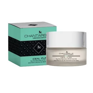 Chantarelle, Red Stop, krem do skóry tłustej na dzień regulujący sebum, IDEAL PURE Poly-Derm Sebum Balance Day Cream SPF20 UVA/UVB, 50 ml - Kremy do twarzy - miniaturka - grafika 1