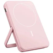 Powerbanki - Powerbank Fresh 'n Rebel Magnet Wireless 5000 mAh 20W Różowy - miniaturka - grafika 1