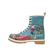 Moda i Uroda OUTLET - DOGO Damskie długie modne buty, niebieskie, 36 EU, Niebieski, 36 EU - miniaturka - grafika 1