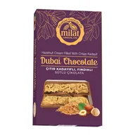 Czekolada - Milat Czekolada dubajska z ciastem kataifi i kremem z orzechów laskowych 60 g - miniaturka - grafika 1