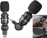 Mikrofony komputerowe - Mini Mikrofon Type-c Usb-c Lavalier Do Telefonu Laptopa Kamery / Ulanzi Am23 - miniaturka - grafika 1