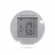 Stacje pogodowe - TERMOMETR STACJA POGODOWA POGODY BEZPRZEWODOWA USB-C TUYA SMART DOM ALEXA - miniaturka - grafika 1