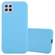 Etui i futerały do telefonów - Pokrowiec Do Samsung Galaxy A22 4G / M22 / M32 4G Etui w CANDY NIEBIESKI TPU Silikon Obudowa Case Cover Ochronny Plecki Cadorabo - miniaturka - grafika 1