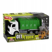 Samochody i pojazdy dla dzieci - AUTO CIEZAR SMIECIAR B/O 30X18X11 MC WB 24/48 - miniaturka - grafika 1