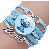Biżuteria dla dzieci - BRANSOLETKA STICH ZAKRECONY - miniaturka - grafika 1