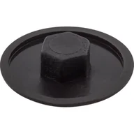 Zawiasy, okucia i inne akcesoria - Zaślepka do konfirmatu 15 szt. czarna STAHL - miniaturka - grafika 1