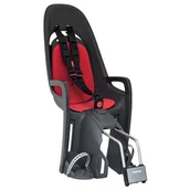 Foteliki rowerowe - Fotelik rowerowy HAMAX Zenith Adapter Tylny Rura podsiodłowa Szaro-czerwony - miniaturka - grafika 1