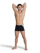 Kąpielówki męskie - Arena Kąpielówki w kolorze czarnym ze wzorem - miniaturka - grafika 1